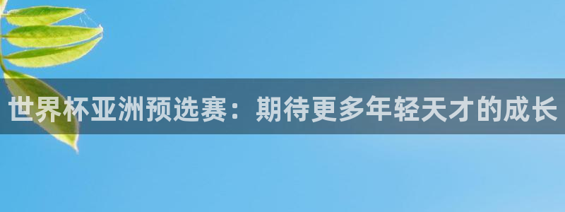 欧洲区世界杯预选赛：世界杯亚洲预选赛：期待更多年轻天才的成长